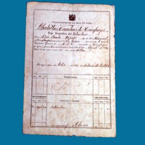 Voluntario de la isla de Cuba